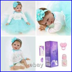 22 Soft Reborn Baby Dolls Realistic Vinyl Silicone Newborn Baby Girl Doll Gifts