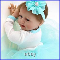 22 Soft Reborn Baby Dolls Realistic Vinyl Silicone Newborn Baby Girl Doll Gifts