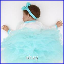 22 Soft Reborn Baby Dolls Realistic Vinyl Silicone Newborn Baby Girl Doll Gifts