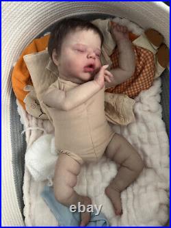 22in Reborn Baby Dolls Weighted Realistic Newborn Boy Girl Hand Rooted Hair Gift