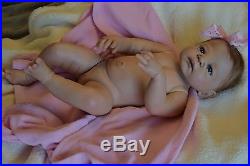 22inch Full bodied soft vinyl, anatomically correct female reborn baby doll