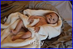 22inch Full bodied soft vinyl, anatomically correct female reborn baby doll