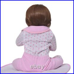 23Inch Alive Reborn Baby Vinyl Full Silicone Dolls Lifelike Ethnic Doll Reborn