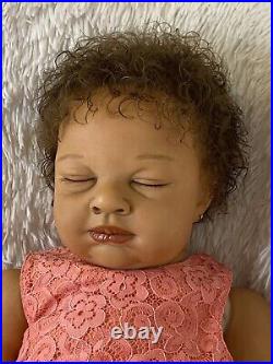 23 Biracial Girl Reborn Baby Doll