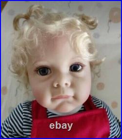23 Little Todder Reborn Baby Doll. Real Touch Vinyl. Hand-Rooted Hair. Angelic
