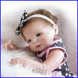 23 Newborn Handmade Reborn Baby Doll Full Body Silicone Vinyl Girl