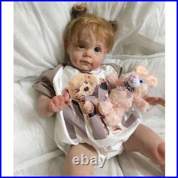 23in Artist Painted Reborn Baby Dolls Lifelike Toddler Girl Kids Children's Gift