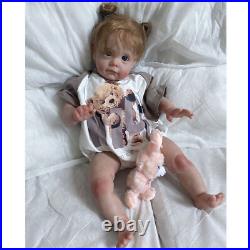 23in Artist Painted Reborn Baby Dolls Lifelike Toddler Girl Kids Children's Gift