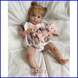 23in Artist Painted Reborn Baby Dolls Lifelike Toddler Girl Kids Children's Gift