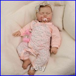 24Inch Pickle Sleeping in Soft Cloth Body Lifelike Reborn Toddler Hand painted 24Inch Pickle Sleeping in Soft Cloth Body Lifelike Reborn Toddler Hand painted