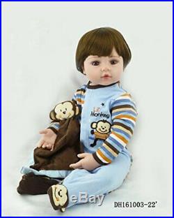 24Inch Reborn Twin Girl Boy Dolls Realistic Looking Newborn Baby Doll Toddler