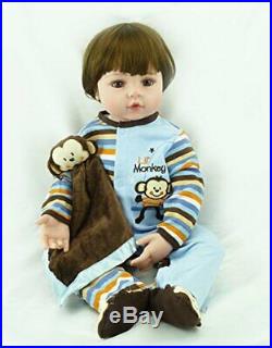 24Inch Reborn Twin Girl Boy Dolls Realistic Looking Newborn Baby Doll Toddler