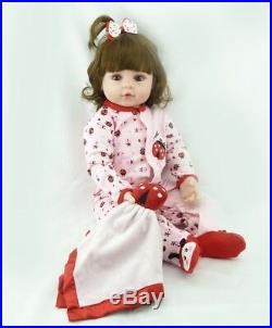 24Inch Reborn Twin Girl Boy Dolls Realistic Looking Newborn Baby Doll Toddler