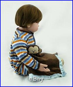 24Inch Reborn Twin Girl Boy Dolls Realistic Looking Newborn Baby Doll Toddler