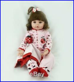 24Inch Reborn Twin Girl Boy Dolls Realistic Looking Newborn Baby Doll Toddler