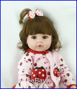 24Inch Reborn Twin Girl Boy Dolls Realistic Looking Newborn Baby Doll Toddler