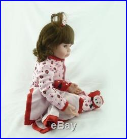 24Inch Reborn Twin Girl Boy Dolls Realistic Looking Newborn Baby Doll Toddler