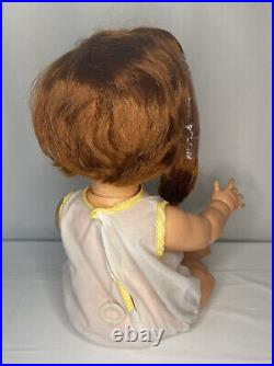 24 IDEAL 1972 Vintage Baby Crissy Vinyl Chrissy Doll Red Growing Hair Unused