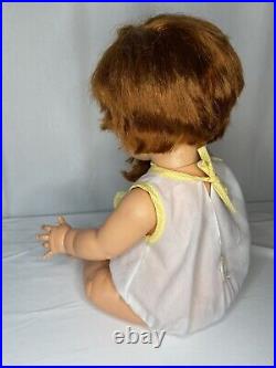 24 IDEAL 1972 Vintage Baby Crissy Vinyl Chrissy Doll Red Growing Hair Unused