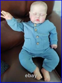 24 Lifelike Reborn Baby Dolls Pickle Flexiable Doll Cuddly Fat Toddler Bebe Toy