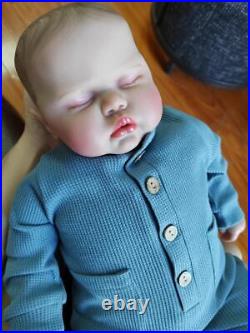 24 Pickle Reborn Baby Dolls Cuddly Fat Bebe Toddler Doll Lifelike Flexiable Toy