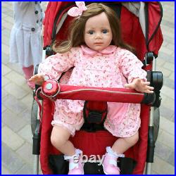 24 Realistic Toddler Girl Reborn Baby Dolls Vinyl Silicone Newborn Babies Gifts