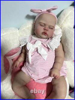 24 Reborn Baby Doll Pickle No Hair Handmade Weighted Realistic Painted Fat Bebe 24 Reborn Baby Doll Pickle No Hair Handmade Weighted Realistic Painted Fat Bebe