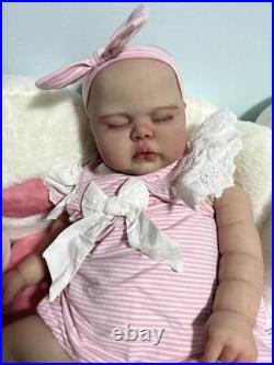 24 Reborn Baby Doll Pickle No Hair Handmade Weighted Realistic Painted Fat Bebe 24 Reborn Baby Doll Pickle No Hair Handmade Weighted Realistic Painted Fat Bebe