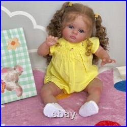 24 Toddler Girl Reborn Baby Doll Handmade Lifelike 3D Skin Visible Veins Gift