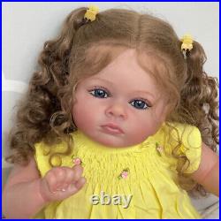 24 Toddler Girl Reborn Baby Doll Handmade Lifelike 3D Skin Visible Veins Gift