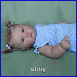 24in Fat Girl Reborn Baby Dolls Silicone Vinyl Toddler Newborn Babies Toys Gifts