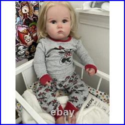 24in Fat Girl Reborn Baby Dolls Soft Vinyl Toddler Newborn Babies Toys XMAS GIFT