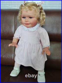 24in Finished Reborn Baby Dolls Lifelike Handmade Doll Toddler Girl Zoe 3D Skin