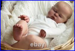 24in Pickle Sleeping Reborn Baby Doll Soft Body Lifelike Reborn Toddler Cuddly 24in Pickle Sleeping Reborn Baby Doll Soft Body Lifelike Reborn Toddler Cuddly