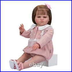 24in Realistic Reborn Doll Toddler Girl Doll Visible Veins 3D Skin Birthday Gift