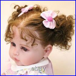 24inch Reborn Baby Girl Doll Toddler Realistic Life Like Baby Soft Vinyl Toy New