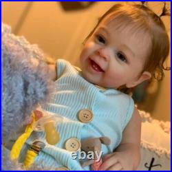 24inch Vinyl Silicone Reborn Toddler Doll Girl Bebe Huge Baby Size 3D Skin Vi