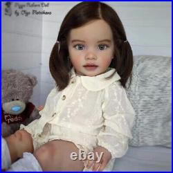 26 Artist Finished Huge Reborn Baby Doll Hand-Rooted Long Hair Toddler Girls 26 Artist Finished Huge Reborn Baby Doll Hand-Rooted Long Hair Toddler Girls