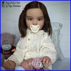 26 Artist Finished Huge Reborn Baby Doll Hand-Rooted Long Hair Toddler Girls 26 Artist Finished Huge Reborn Baby Doll Hand-Rooted Long Hair Toddler Girls