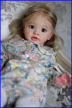 26 Inch Big Realistic Reborn Toddler Girl Doll Handmade Silicone Soft Vinyl Limb