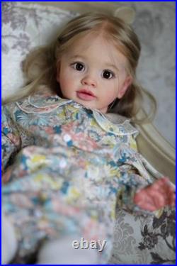 26 Inch Big Realistic Reborn Toddler Girl Doll Handmade Silicone Soft Vinyl limb
