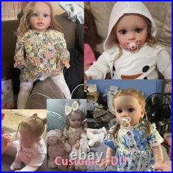 26 Inch Big Realistic Reborn Toddler Girl Doll Handmade Silicone Soft Vinyl limb