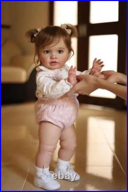 26 Inch Lifelike Reborn Baby Doll Realistic Newborn Princess Girl Doll Soft Viny