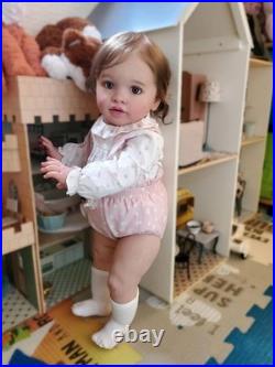 26 Inch Lifelike Reborn Baby Doll Realistic Newborn Princess Girl Doll Soft Viny