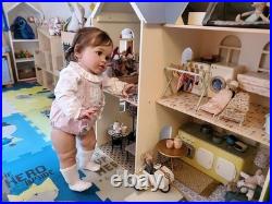 26 Inch Lifelike Reborn Baby Doll Realistic Newborn Princess Girl Doll Soft Viny