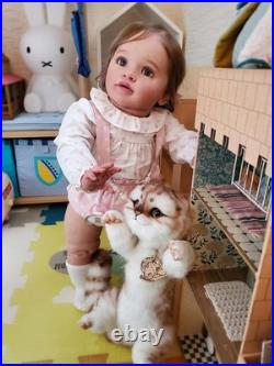 26 Inch Lifelike Reborn Baby Doll Realistic Newborn Princess Girl Doll Soft Viny