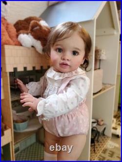 26 Inch Lifelike Reborn Baby Doll Realistic Newborn Princess Girl Doll Soft Viny