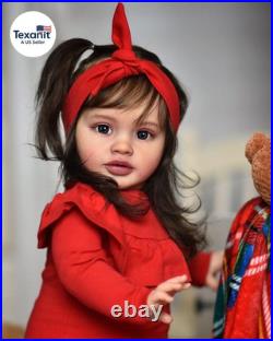 26 Inch Reborn Toddler Baby Girl Doll Realistic Lifelike Soft Cloth Body