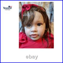 26 Inch Reborn Toddler Baby Girl Doll Realistic Lifelike Soft Cloth Body