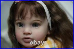 26 Toddler Girl Reborn Doll Pippa Huge Realistic Baby Soft 3D Skin Art Toy GIFT